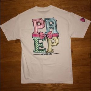 Southern Girl Prep | white short sleeve